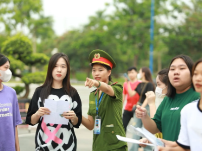 Những thí sinh đầu tiên giành được "tấm vé" vào trường công an năm 2026